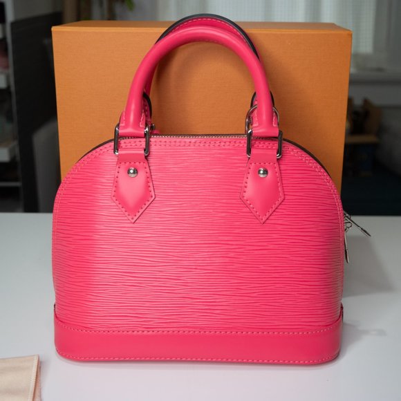 Louis Vuitton Epi Alma BB Dragon Fruit (Discontinued Color) - Picture 9 of 14